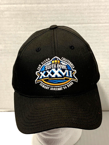 Rare! Vintage 2003 Super Bowl XXXVII Football Game San Diego Embroidered Hat NEW