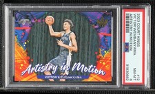 2023-24 Panini Court Kings Artistry in Motion Victor Wembanyama #12 PSA 8 3nn