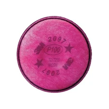 2000 Series Particulate Filter, P100, Nuisance Level Organic Vapor, Magenta 3M™