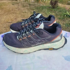 Merrell Running Shoes Moab Flight Size 7 Women's Hiking Running Sneakers Navy