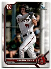 2022 Bowman Draft #BD-138 Andrew Pintar Arizona Diamondbacks