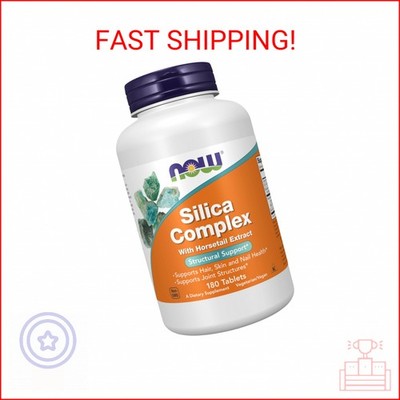 NOW Foods Supplements, Silica Complex with Horsetail Extract, Supports Hair, Ski
