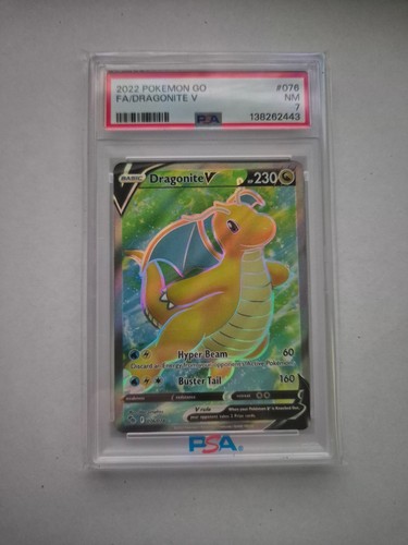 Dragonite V graded PSA 7 for sale on eBay