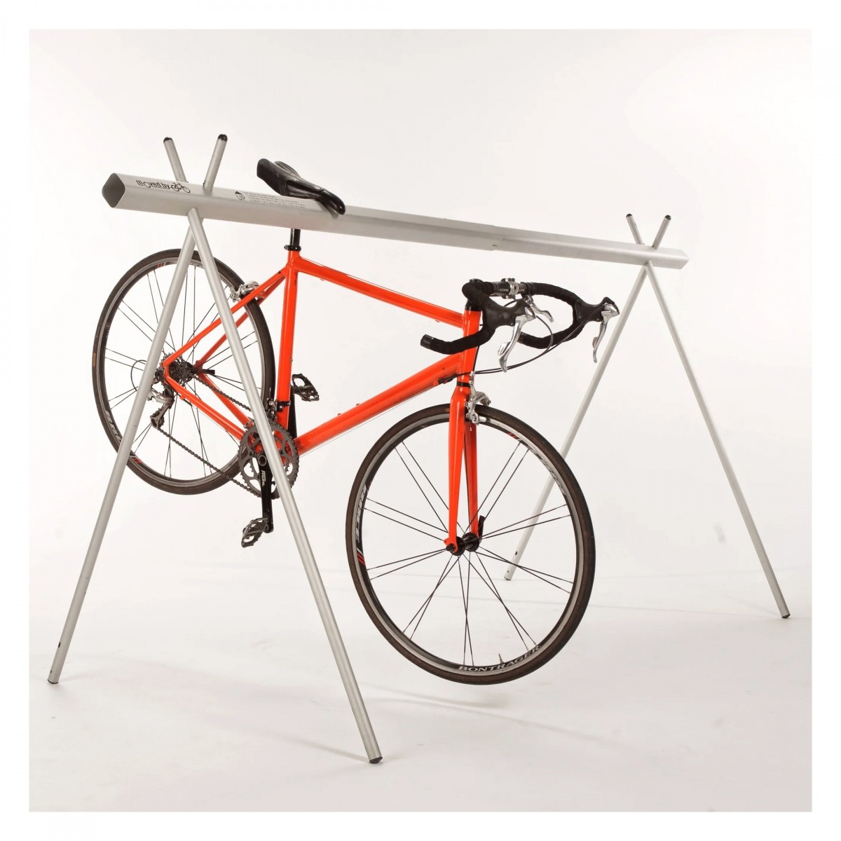 Moved By Bikes ES-1 Aluminum Event Bike Stand - Holds 8 Bikes, Portable -