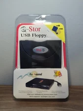 Q-Stor USB Floppy Drive 1.44MB/720KB New Sealed – PC & Mac Compatible