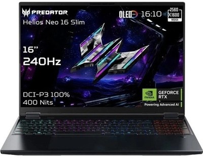 Acer Predator Helios Neo 16S AI OLED PHN16S 71 94CW-i9 275HX-RTX 5070 Ti-240 Hz