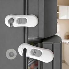 2 Pack Freezer Lock, Refrigerator Lock, Strong Bonding Freezer Door Lock, Fri...
