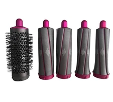 Genuine Dyson Airwrap Attachments - Short Barrels, Volumizing Brush- 5 Tool Set