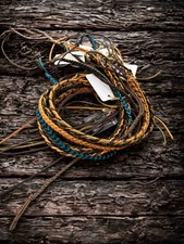 Sturgeon Braided Leather Mandolin, Banjo and Ukulele Straps