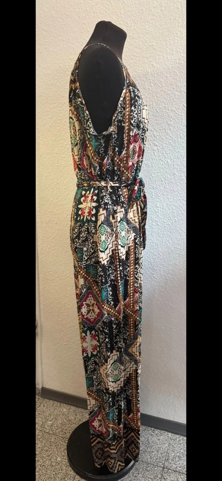 ITALY  Latzhose OVERALL JUMPSUIT weites Bein schwarz Gr. 34,36,38,40,kl.42  J13 - Bild 2 von 3