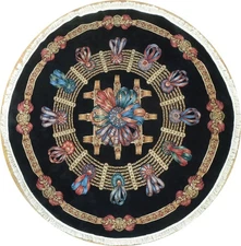 9 x 9 ROUND Handmade Rug #PIX-20855