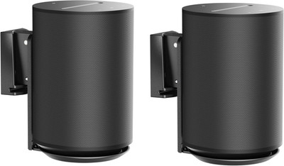 Adjustable Wall Mount Compatible with Sonos ERA 100 Speaker - Black 2 Pack (Blac