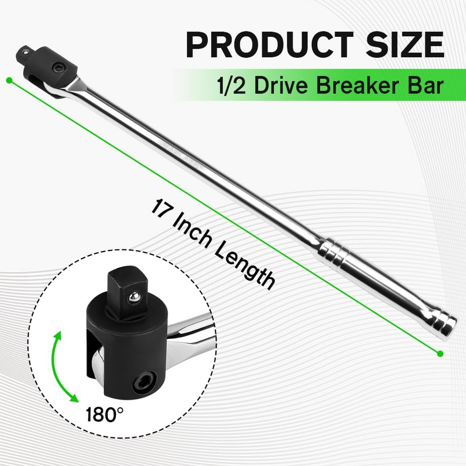 SWANLAKE 1/2 Breaker Bar, 17.5