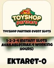 Toyshop partner event slot:-Mono_poly_Go partner event Slots(instant)