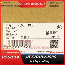New Original Omron PLC module NJ501-1300 CPU ...