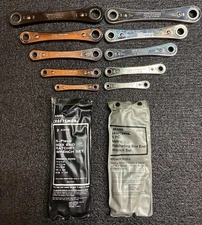 2 VINTAGE CRAFTSMAN 5 Pc Set  Double Box End Ratcheting Wrenches Metric SAE USA