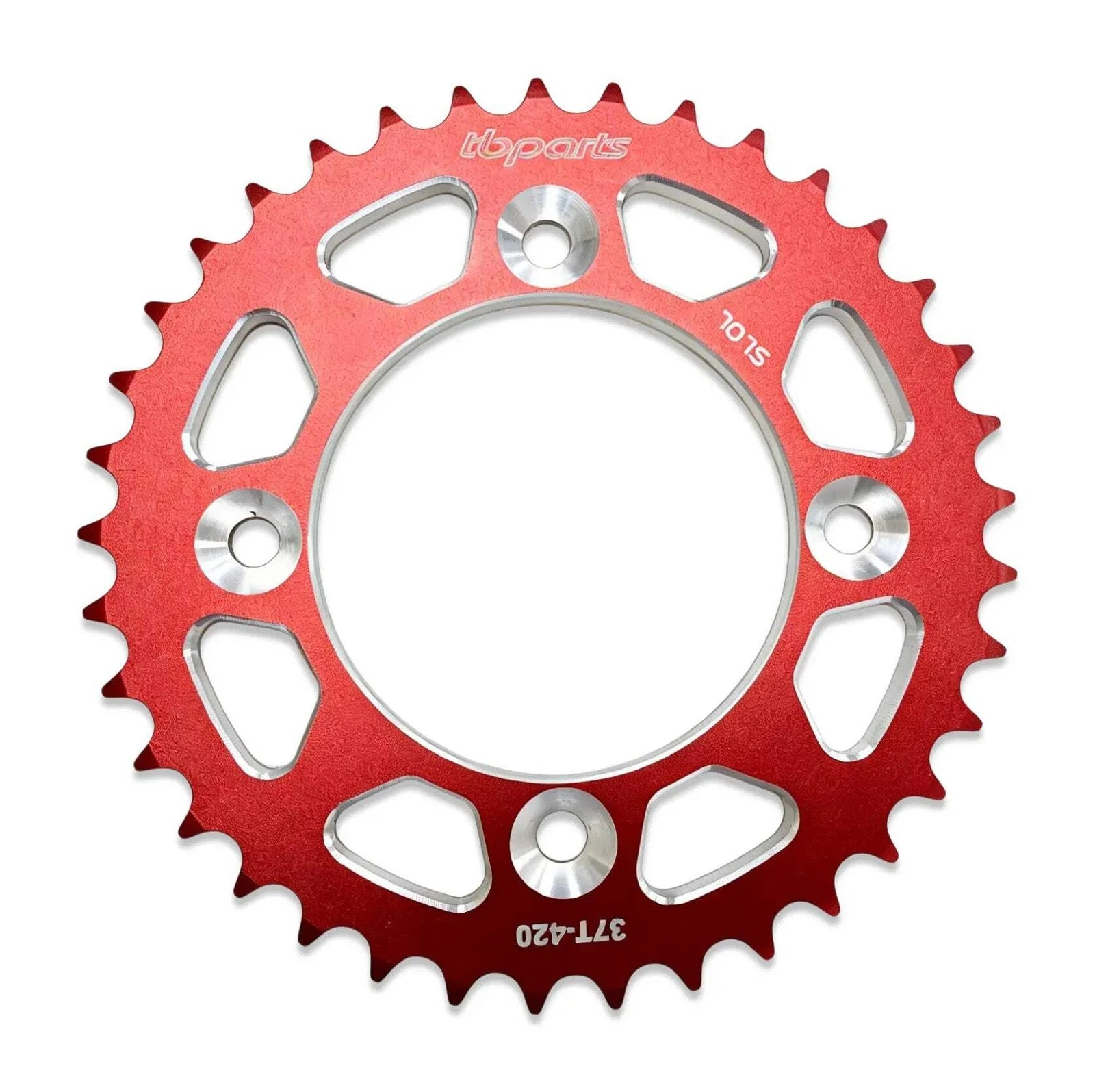 TB Parts Rear Sprocket - 37T 7075 CNC Red – CRF110