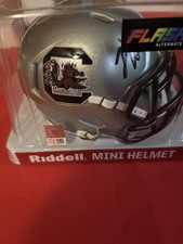 Jaycee Horn autograph flash alternate mini helmet South Carolina gamecocks