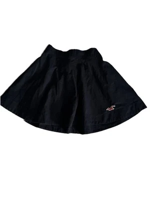 Hollister Minirock 100% Baumwolle Y2K dunkelblau Gr. XS A-Linie Vintage - Bild 1 von 4
