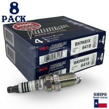 8 Pack NGK Iridium IX 6418 Spark Plugs BKR6EIX