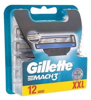 Gillette Mach3 Klingen Rasierklingen Systemklingen Großpackung Ersatzklingen 