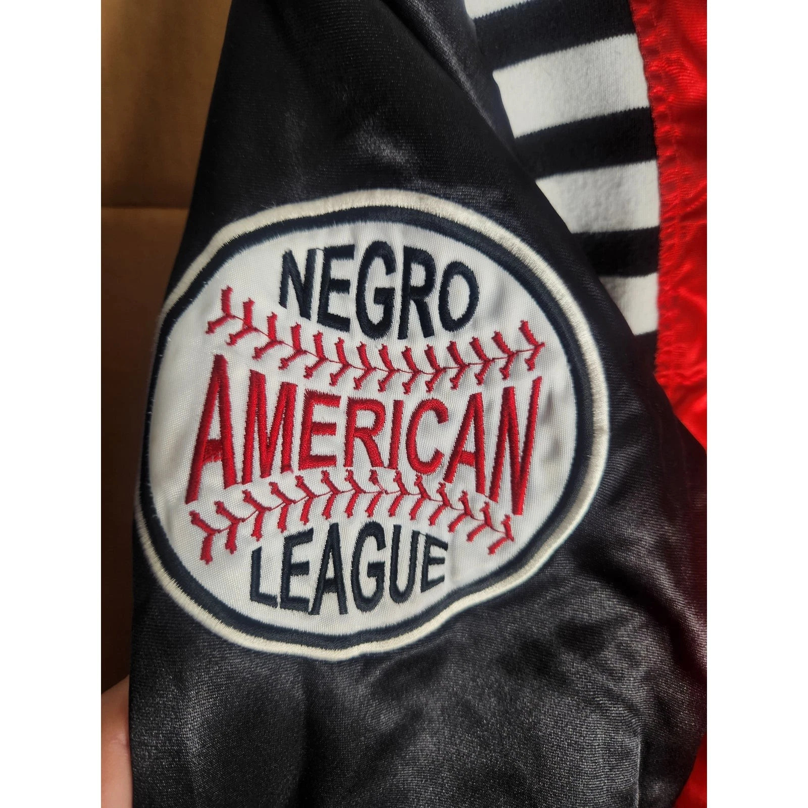 Stall & Dean Negro League Chicago American Giants Reversible Jacket Men's XL - product detail image 6