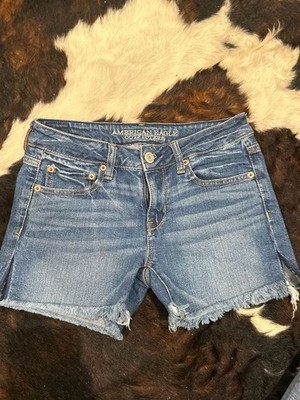 America Eagle. Girls Stretch Denim Shorts. Size 11/13. Smoke free home.