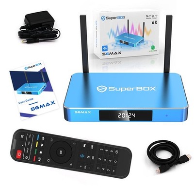 New SuperBox S6 Max TV BOX Authorized Distributor Ship on the same day Free Ship