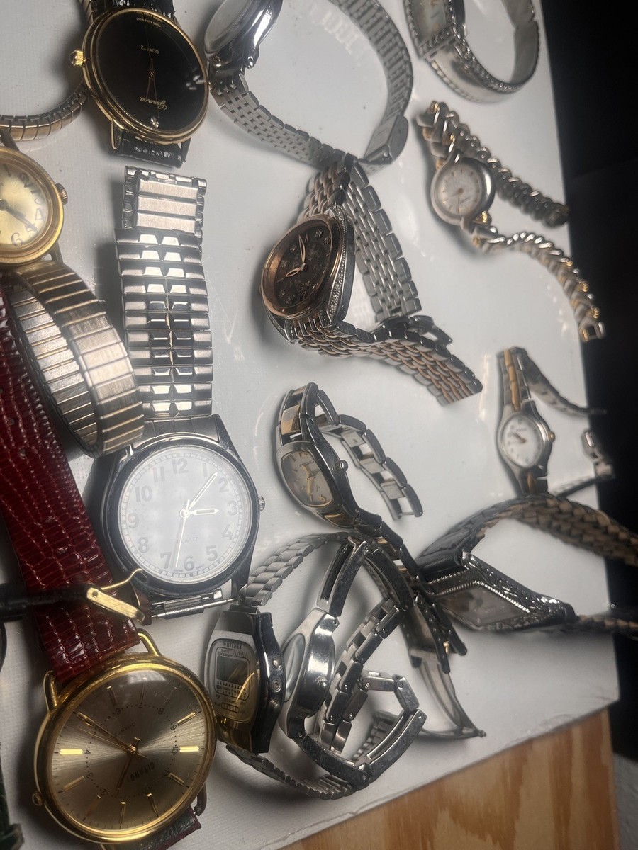 Huge LOT of 30+ Mixed Wrist Watches As-Is Untested Bulk  display picture 3