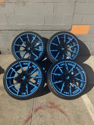 C8 Corvette Zo6 FORGIATO Wheels Formato Ecl Michelin Tires - Picture 2 of 4