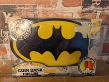 Vintage DC Comics Batman 3D symbol Coin Bank Money Bank Piggy Bank