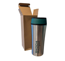 Genuine Skoda Motorsport Thermo Cup Mug 350ml Travel Mug Merchandise 6U0069604A