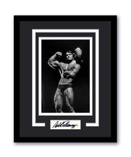 Arnold Schwarzenegger Autograph Signed 11x14 Framed Photo Bodybuilding ACOA
