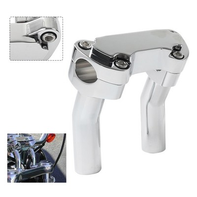 5'' Pullback-Lenker-Riser-Oberklemme für Harley 1'' Bar Super Wide Glide 4