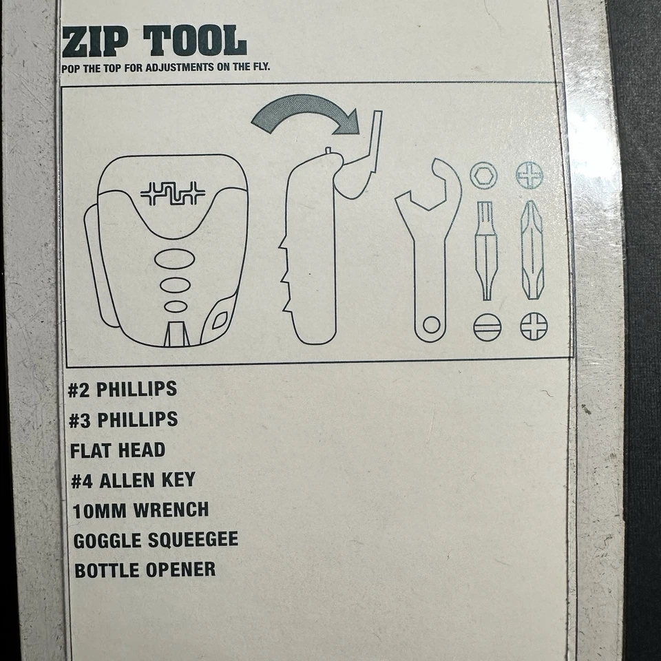 Burton Zip Tool for Snowboarding - Snowboard Multi-Tool for Bindings and Straps! - Image 4 of 4