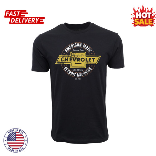 GM CHEVROLET PRODUCT DETROIT MICHIGAN Inspired Unisex Graphic T SHIRT Size S-5XL