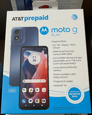 Motorola Moto G Play 5G 2024 6.5" 64 GB 4GB RAM AT T Prepaid Smartphone 50MP GSM