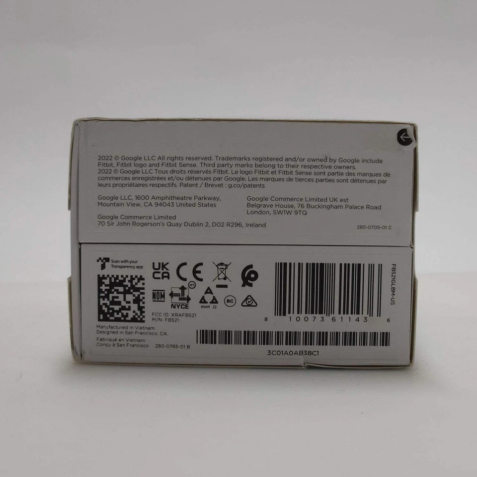 New Fitbit Sense 2 Fitness Smartwatch FB521GLBM-US Blue - Image 3 of 4