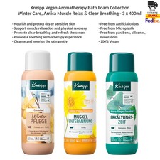 Kneipp Vegan Bath Foam Set Good Mood, Goodnight  Goodbye Stress 3x400ml