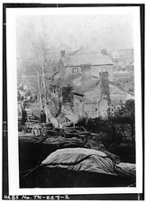 2. EARLY VIEW HOUSE, SHOWING ITS REAR SIDE background, larger than other houses