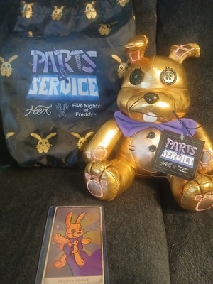 **RARE**HEX x Five Nights at Freddy's Golden Bonnie Plush Easter basket