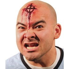 Woochie Bullseye Etched Cross Halloween Accessory