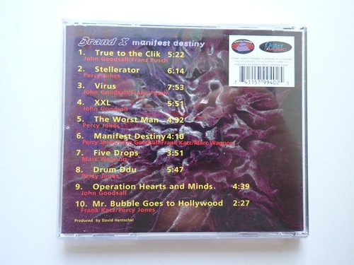 BRAND X - MANIFEST DESTINY NEW 1997 - 第 2/2 張圖片