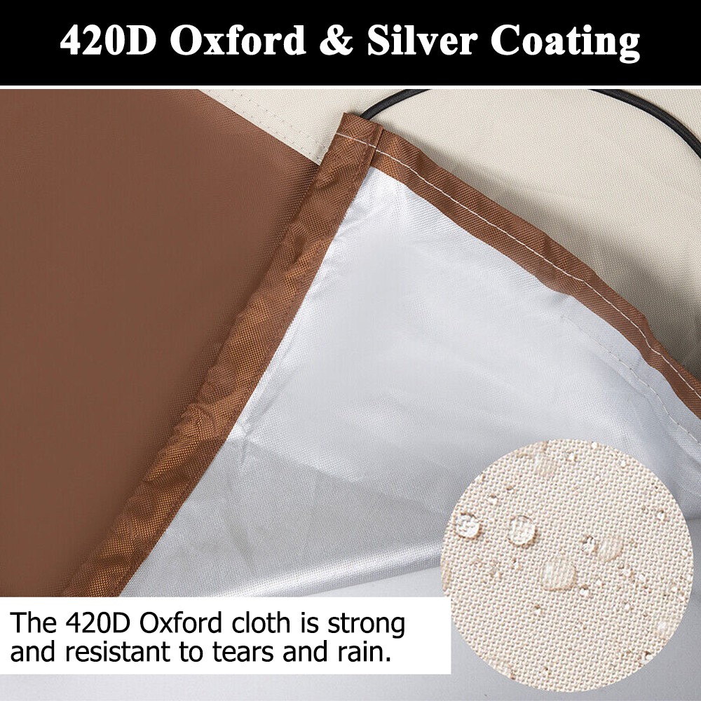 Heavy Duty Air Conditioner Cover Central AC Outdoor Waterproof Snow UV Protector