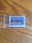1oz Silver Bar Wyoming License Plate Logo Stacking Across America COA