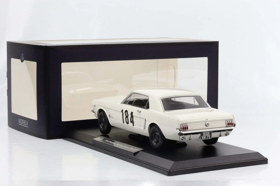 1:18 Norev Ford Mustang Hardtop Coupe 1965 Rally Monte Carlo #184 Limitado - Imagen 2 de 4