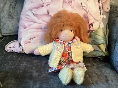 handgefertigte Waldorfpuppe 10 cm