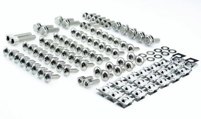 Yamaha Aerox Schrauben Edelstahl MBK Nitro Verkleidung Satz V2A Klemmen Clipse