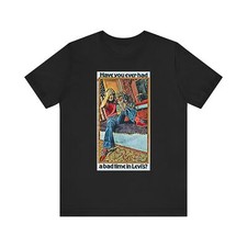 Camiseta Levi's Retro Publicidad Arte Gráfico Estampado Cuello Redondo Unisex Manga Larga Regalo NUEVA