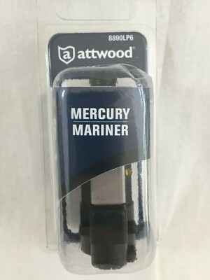 Attwood # 8890LP6 Fuel Hose Fitting 3/8 inch Barb Mercury Mariner